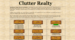 Desktop Screenshot of clutterrealty.com